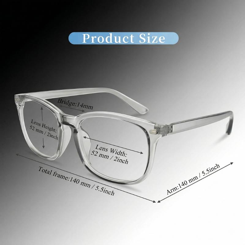 Computer Blue Light Blocking Glasses – Anti Eyestrain Anti Glare Screen Glasses with UV Protection for Gaming, Office and Streaming