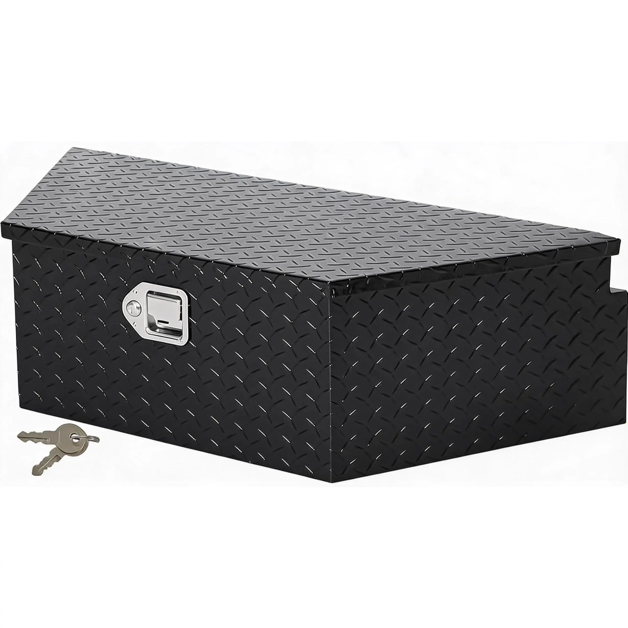 Garvee 33" Aluminum Trailer Tongue Tool Box, Waterproof Truck Bed Storage Box