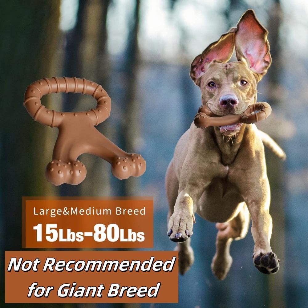 Gift for Pets, Dog Chew Toy, Durable Chew, Beef Flavor Indestructible Teeth Cleaning Toy, Interactive Dog Toy, Suitable for Small, Medium, Large, Extra Large Dogs