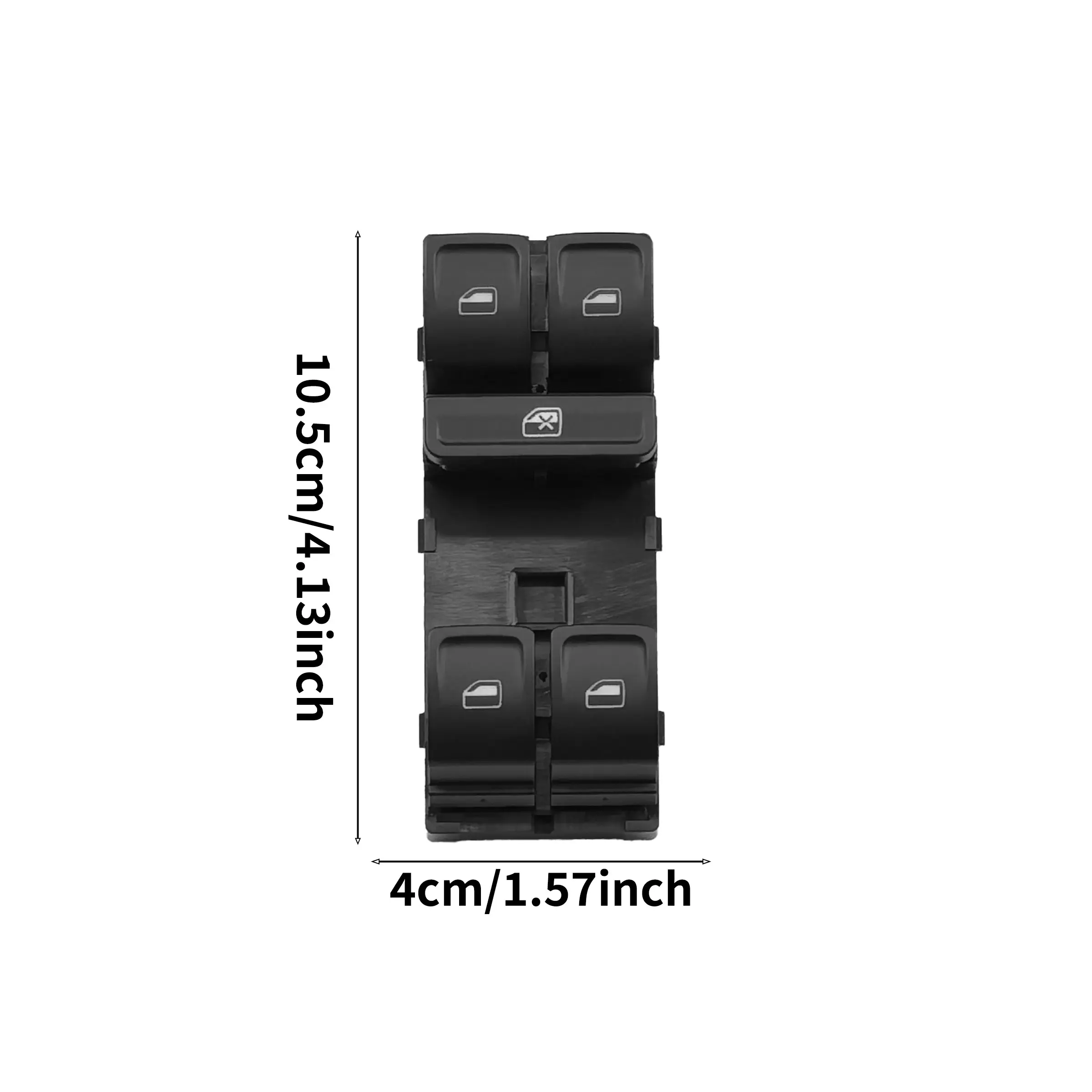 Volkswagen Polo Vento Fox Up Glass Lift Switch Assembly, Replacement Part for 2014-2018 Models, Durable & Reliable Design