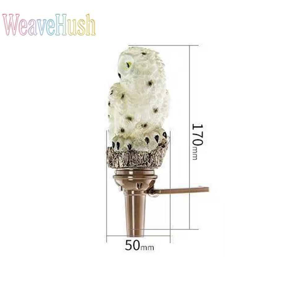 Solar Owl LED Garden Stake Light, Resin Outdoor Waterproof Lawn Light, Auto On/Off Solar Powered Landscape Light, Cute Animal Figurine Yard Decor for Patio, Pathway, Walkway & Garden Art Decoration