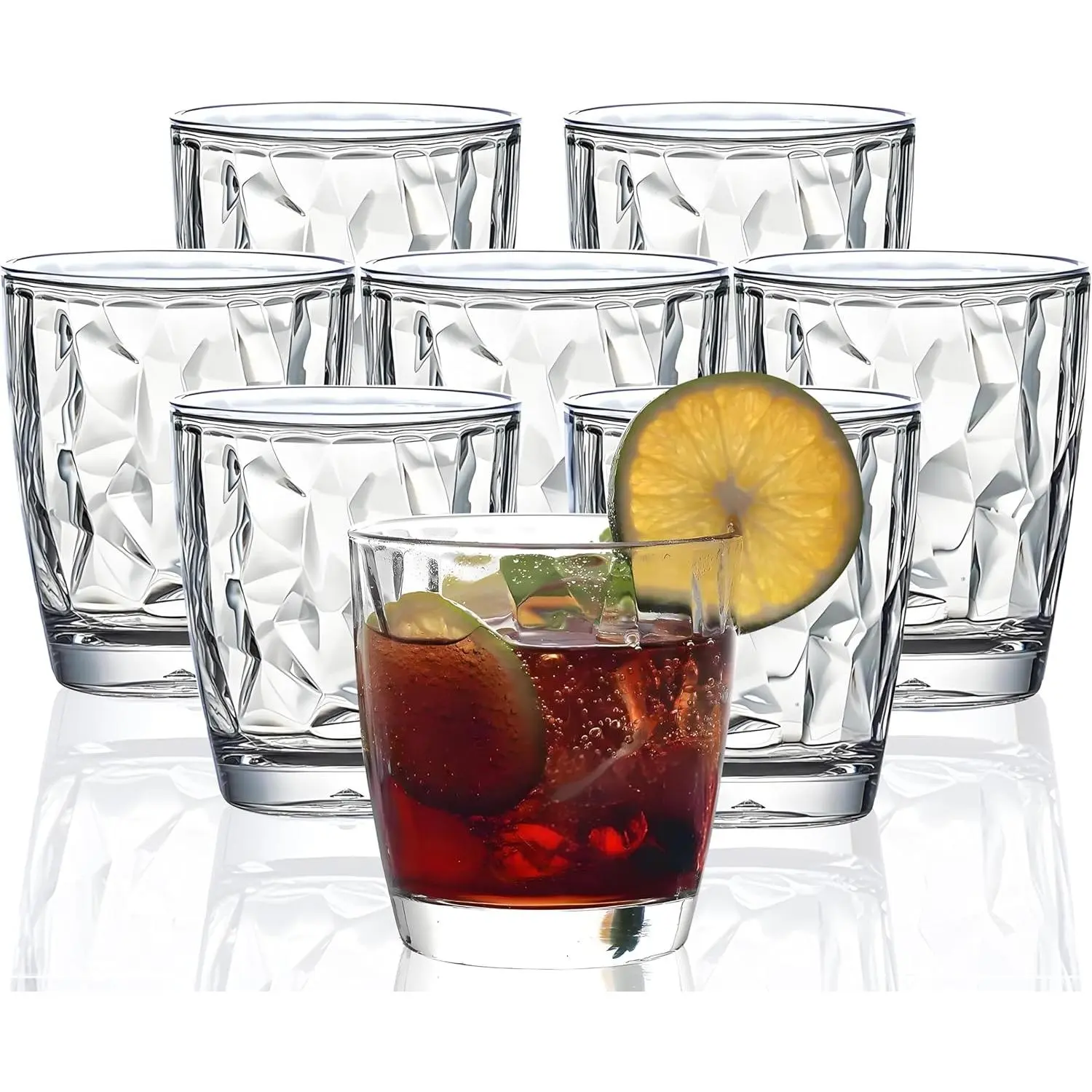 10Oz 8Pcs Clear