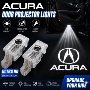 2pcs LED Car Welcome Lights, Car Door Projector Lights | Compatible with Acura MDX/ZDX/TL/TLX/RLX | Door Ambient Projection Laser Lights, Automotive-grade Materials, Non-destructive Modification, Ready-to-use, Festival Offer