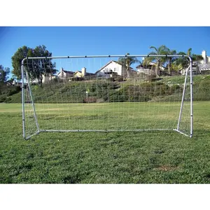 12 x 6 Ft.  Coated Galvanized Steel Soccer Goal w/Net. 12x6 Foot AYSO Regulation Size Portable  Aid.  Backyard Goal,  Weather,  Year Warranty.