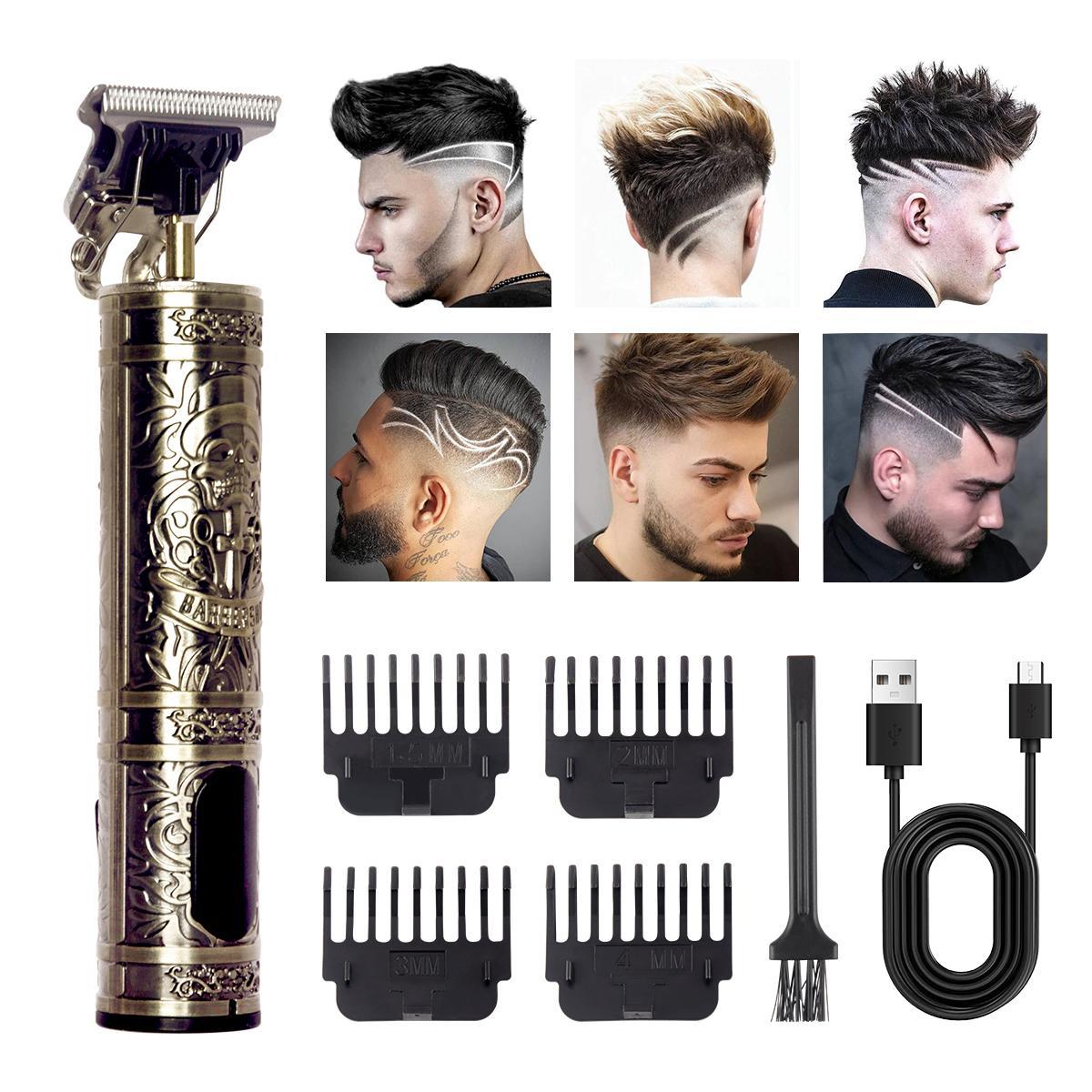 Professional Electric Hair Trimmer, 1 Box Rechargeable Hair Clipper with Limit Combs, Hair Trimmer for Men, Barber, Stylist, Barbershop, Salon Professional Electric Hair Trimmer, 1 Box Rechargeable Hair Clipper with Limit Combs, Hair Trimmer for Men, Barber, Stylist, Barbershop, Salon