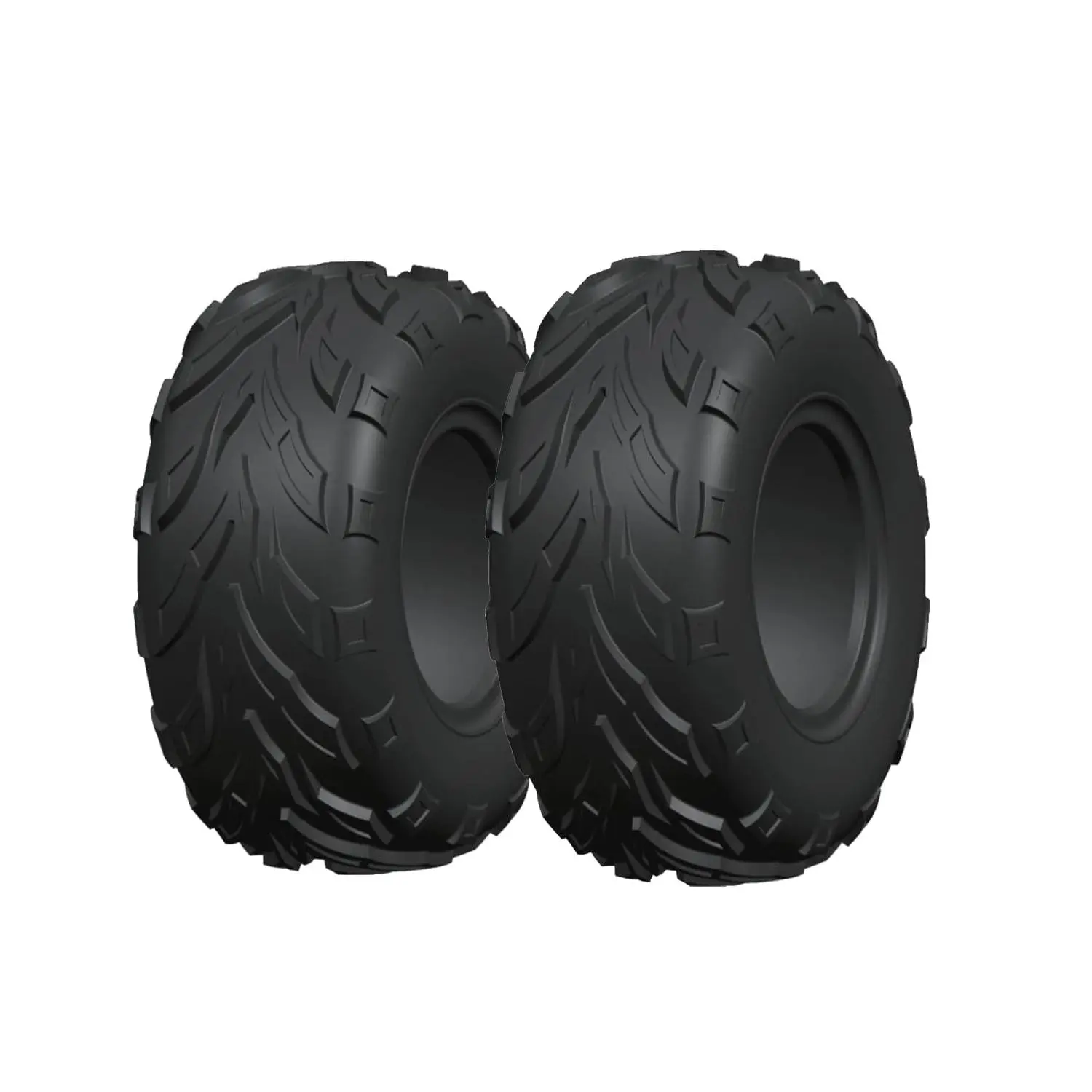 Garvee New Upgraded 2pcs AT19X7-8 19x7-8 ATV Tires (2-Pack), 4PR All Terrain 19x7x8 Trail Sand ATV UTV Off-Road Tires, Reinforced Sidewall Tread Armor, Tubeless Lawn Mower Tire Off-Road Use Only