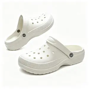 Lightweight Ventilated Clogs with Thick Sole | Quick-Dry Casual Shoes, Ideal for Summer, Outdoor Activities & Loungewear