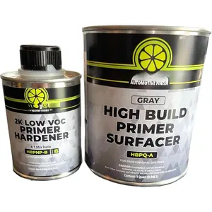 Sand-able Automotive Primer Surfacer, Direct-to-Metal, High Build  Urethane, 1.25 Quart kit, (Light Grey) 4:1 mixture