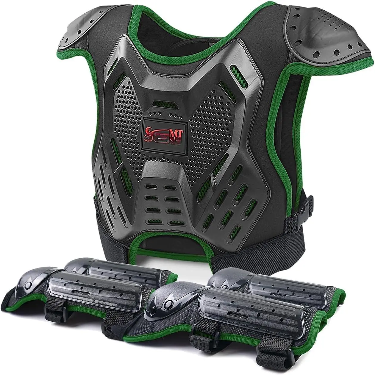 Dirt  Gear - Youth  Riding Protective Gear Motocross Armor Suit Chest Protector for 3-10 Boys Girls Mountain Biking Cycling