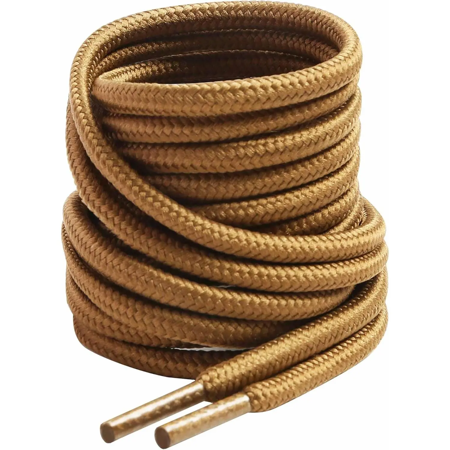 sportsVSUDO 2 Pairs Round Boot Laces, 5/32" Outdoor Work & Hiking Shoe Laces for Boots