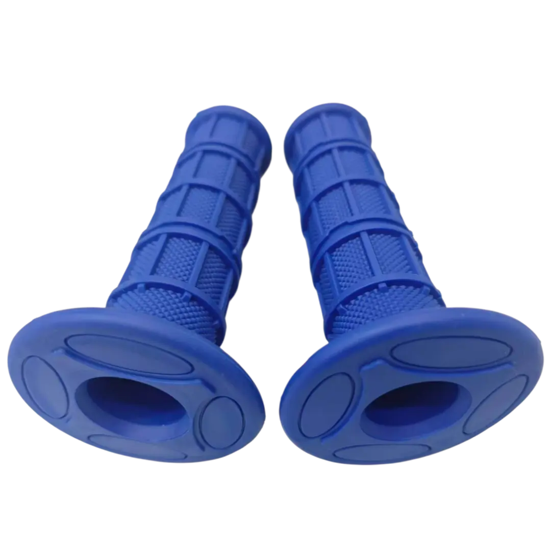 7/8" Handlebar Grips for 50cc-125cc Dirt Bike Pit Bike ATV Mini Bike, 22mm Left 24mm Right Soft Rubber, Anti-Slip Universal Replacement Set