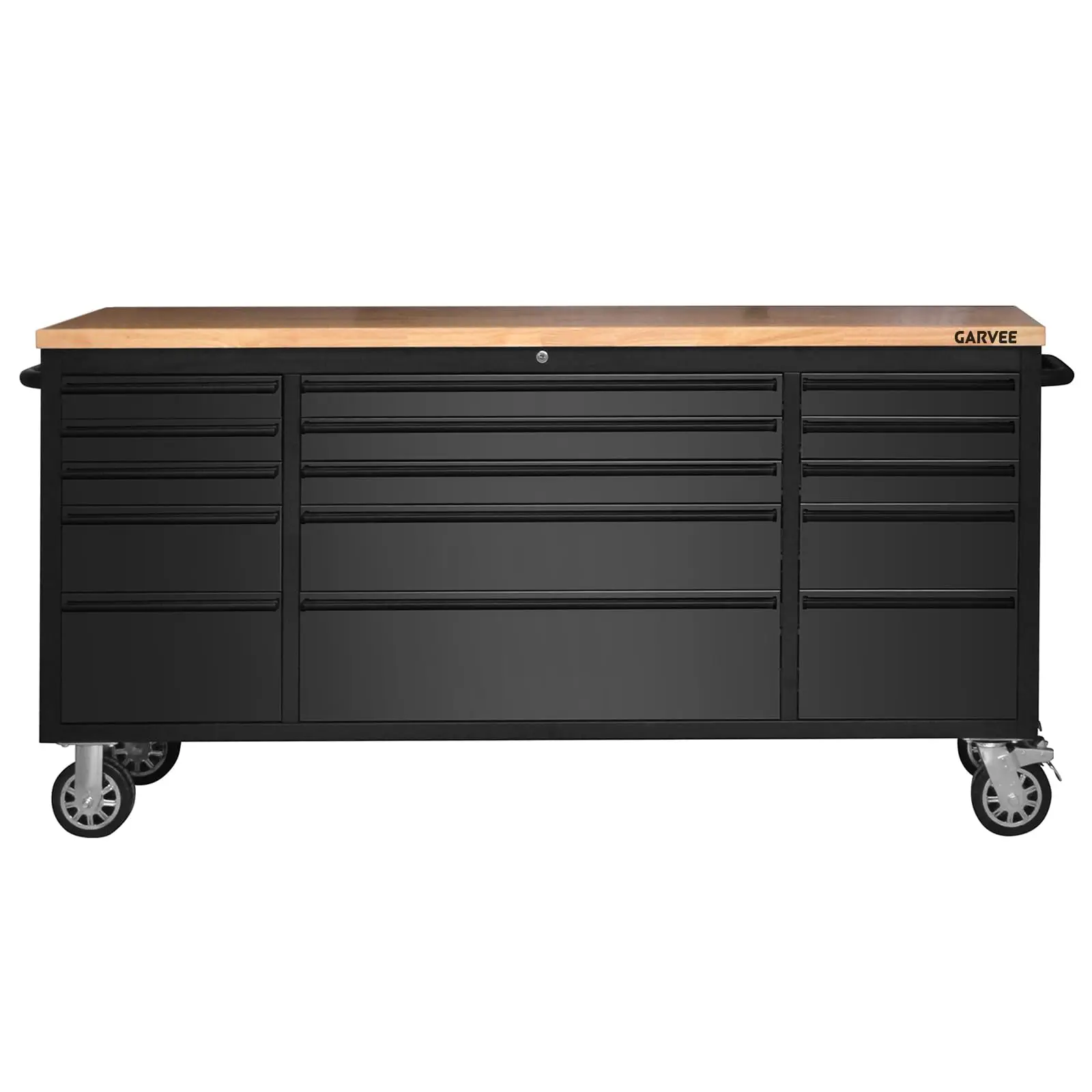 72-Inch Heavy-Duty Rolling Tool Chest with Rolling Base, Mobile Workbench for Hardware Storage Organization