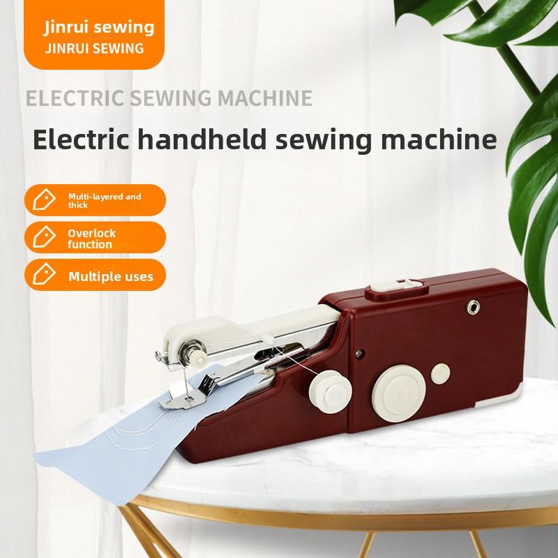 Household Pocket Sized Portable Sewing Machine Hand Held Sewing Machine for Home Use Electric Mini Handheld Sewing Machine
