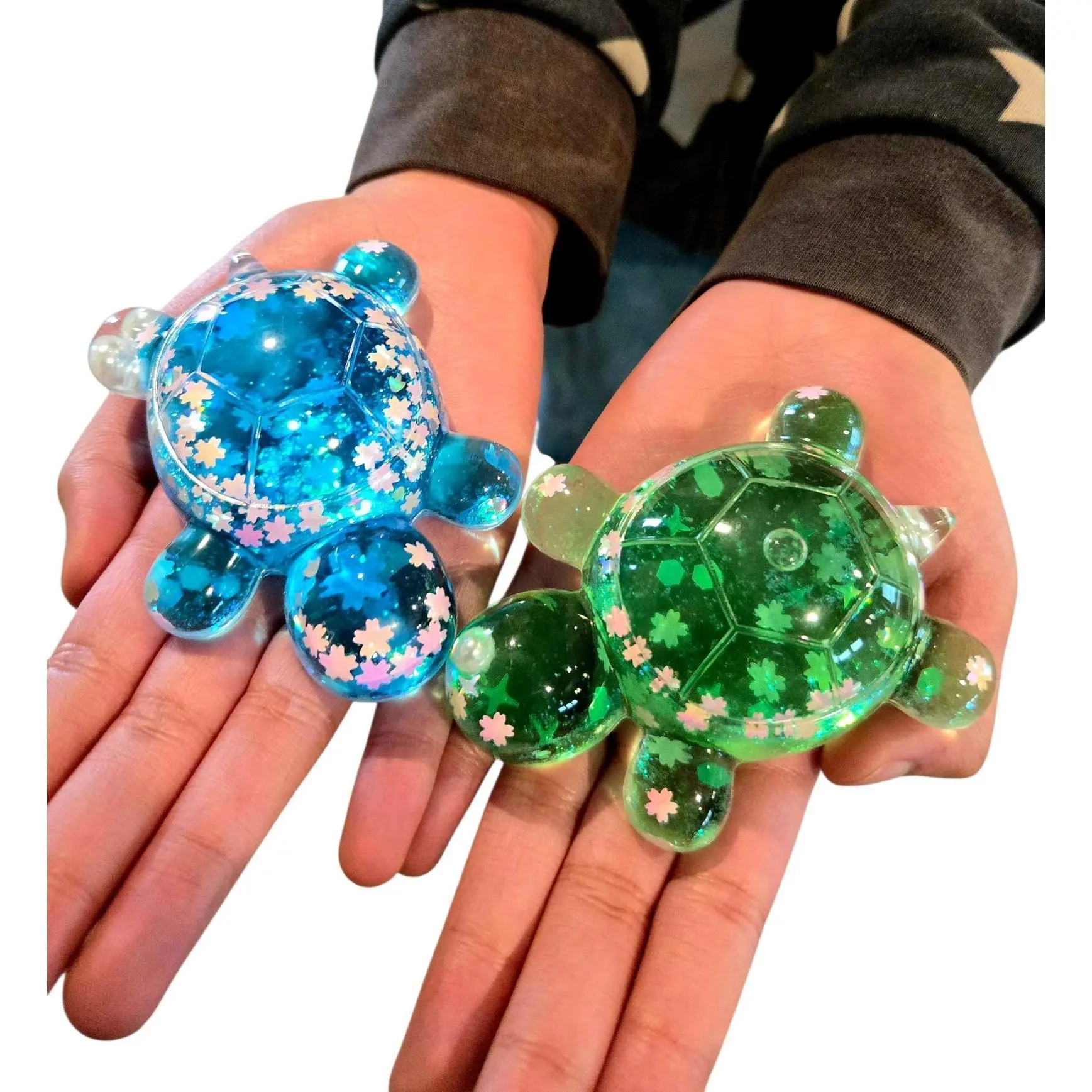 Turtle Liquid Motion | Desk Toy, Fidget, Turtle, Snow Globe, Liquid filled, Gift, Cute Things