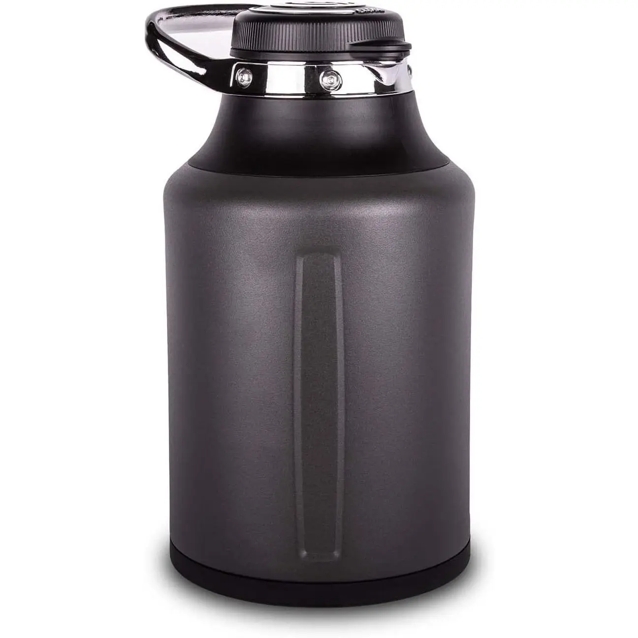 64oz Stainless Steel Growler, Double-Wall Vacuum Insulated Keep Beverages Cold All Day for Beer Seltzer Water Coffee, Easy Pour Spout, Twist Lock Cap, Portable Carry Handle
