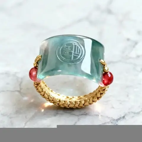 Cicidc 2026 New Retro Oriental Handmade Bag Charm, Imitation Jade Chrysanthemum with Fu Emblem, Hand-Braided Feng Shui Cord, Stackable Beaded Women's Jewelry for Luggage & Bags