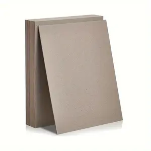 5Pcs.1MM Book Board, Binders Board Chipboard Designer Bookboard White/ Kraft/Gray 45pt Heavy Duty Chipboard Sheets Bookbinding Supplies for Book Binding Cover Scrapbooking & Picture Frame Backing