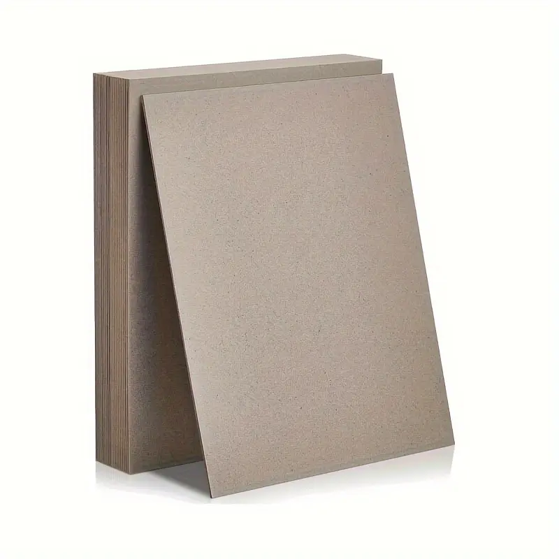 5Pcs.1MM Book Board, Binders Board Chipboard Designer Bookboard White/ Kraft/Gray 45pt Heavy Duty Chipboard Sheets Bookbinding Supplies for Book Binding Cover Scrapbooking & Picture Frame Backing
