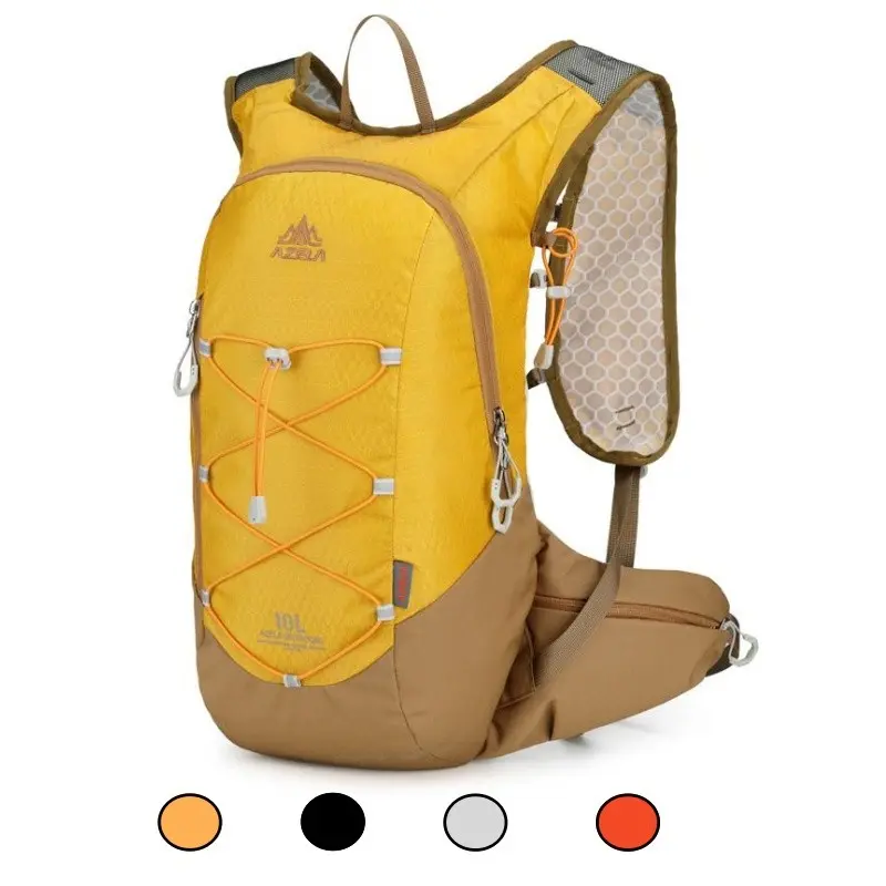 AZELA 18L Lightweight Hiking Backpack, Breathable Running Training Hydration Vest, Waterproof Outdoor Cycling Daypack, Sports Backpack for Men and Women