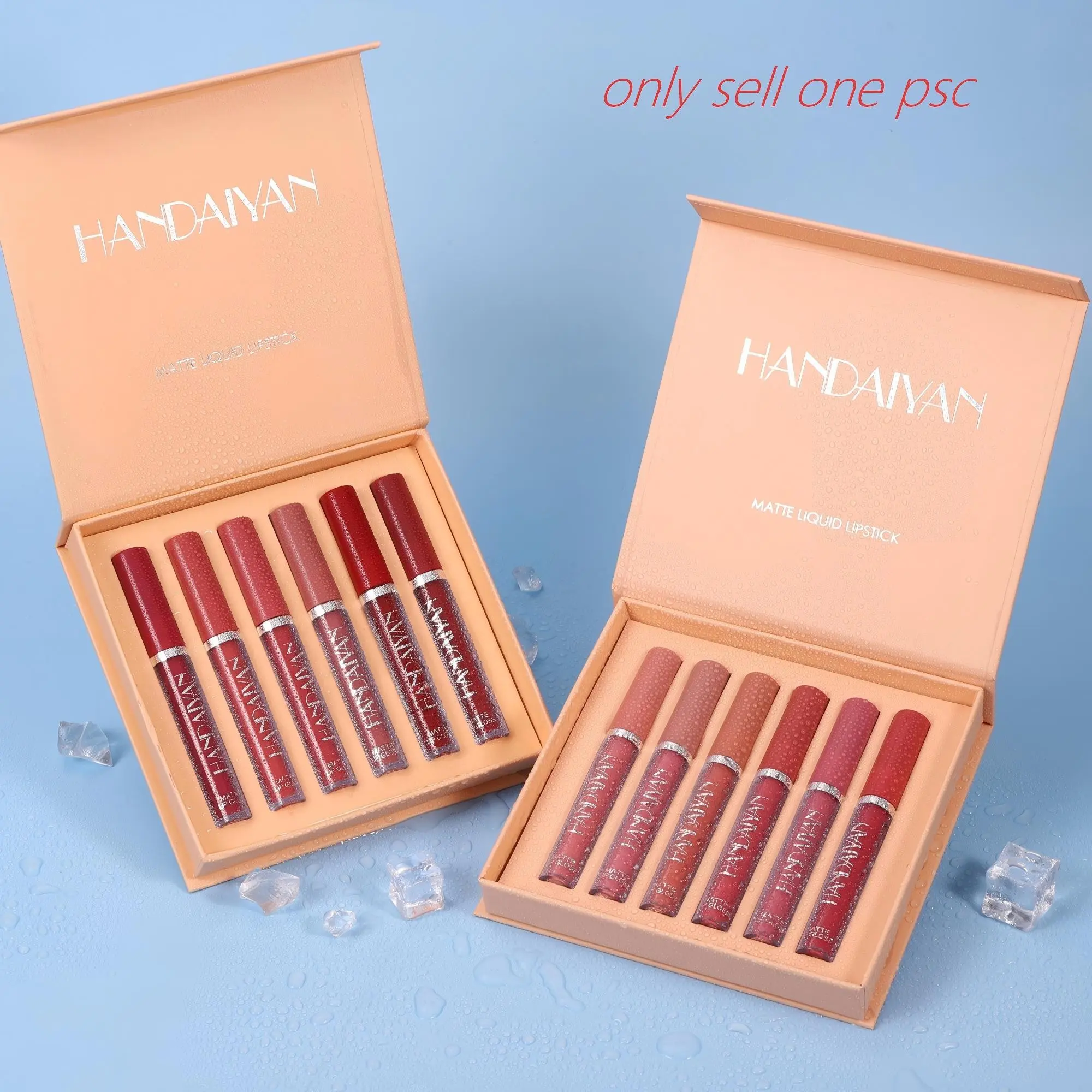 Long Lasting Matte Lipstick Set, 6/12pcs/set Waterproof Non-stick Cup Lip Gloss, Lip Essentials, Suitable for All Occasions Lip Makeup, Girls and Women Makeup Accessories, Cosmetic, Lip Product