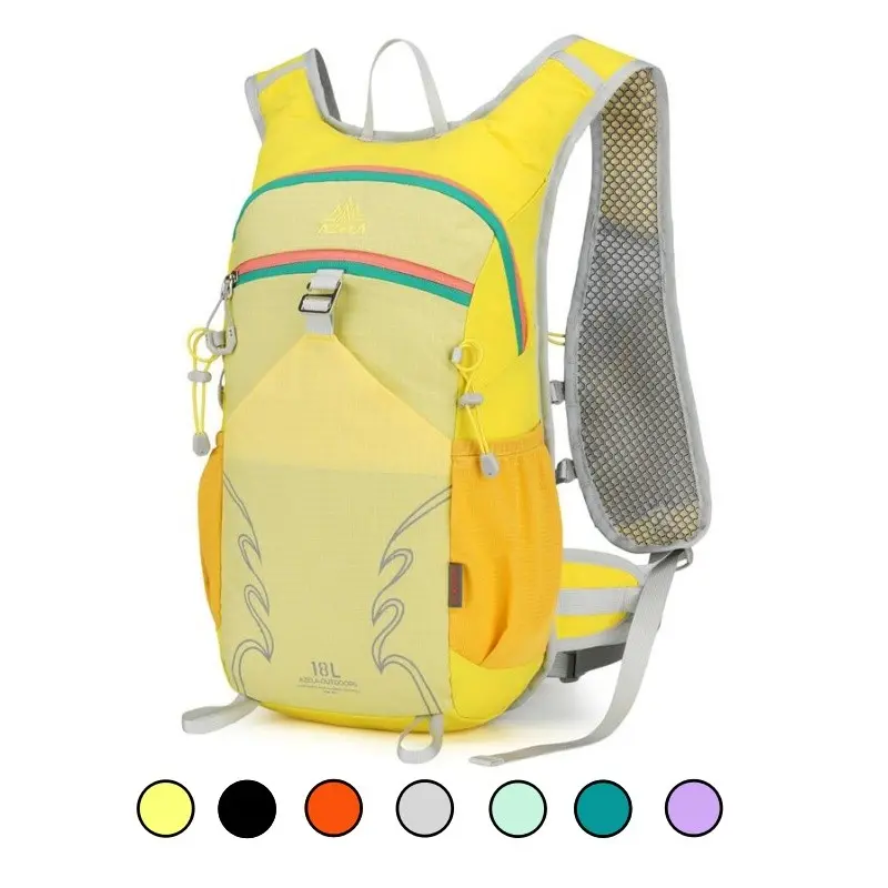 Azela 18L Breathable Hydration Backpack, Lightweight Running Cycling Vest Bag, Waterproof Outdoor Hiking Travel Daypack, Water Bottle Pockets Gift For Woman And Man