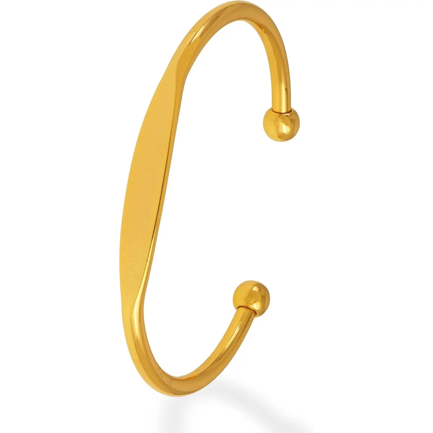 Dainty  Open Thin Cuff Bangle Bracelet for Women | 18k  Plated, Adjustable Bracelets, Daily, Office, Dinner
