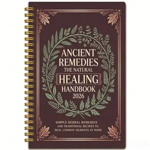 2026 Edition Ancient Herbal Therapy Handbook - Encyclopedia of Herbs, including Plant Introductions, Medicinal Uses, and Herbal Preparation Guide - Brown and Gold Botanical Journal, suitable for Herbalists, Naturopathy, Home Remedies, Healthy