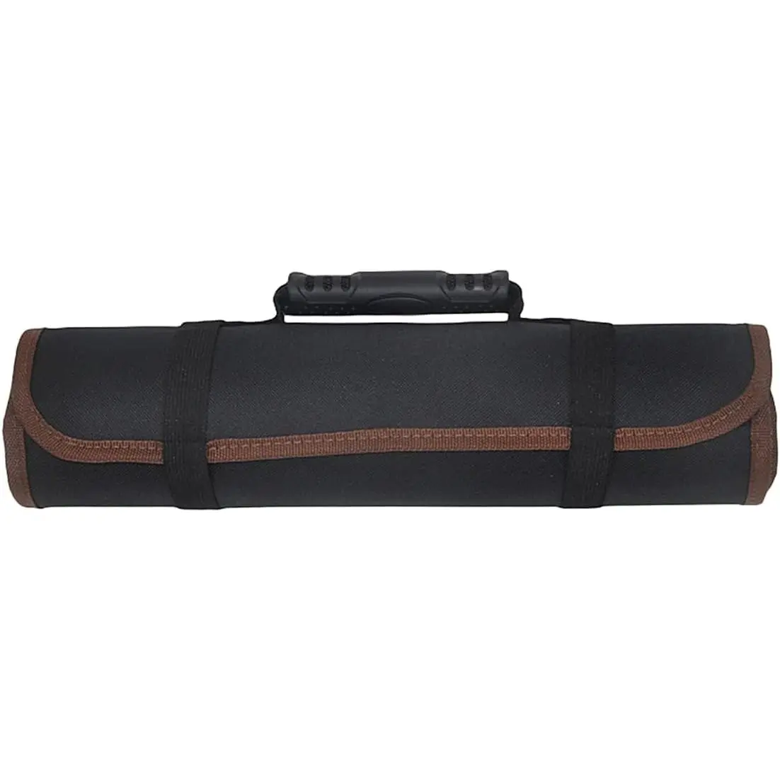 23 Pocket Car Tool Bag Roll Up Organizer - Portable Wrench Organizer & Tools Storage Bag with Zipper Pouch - Roll Up Tool Pouch with Easy-Grab Handle  Men Dad Boyfriend Mechanic (Black)