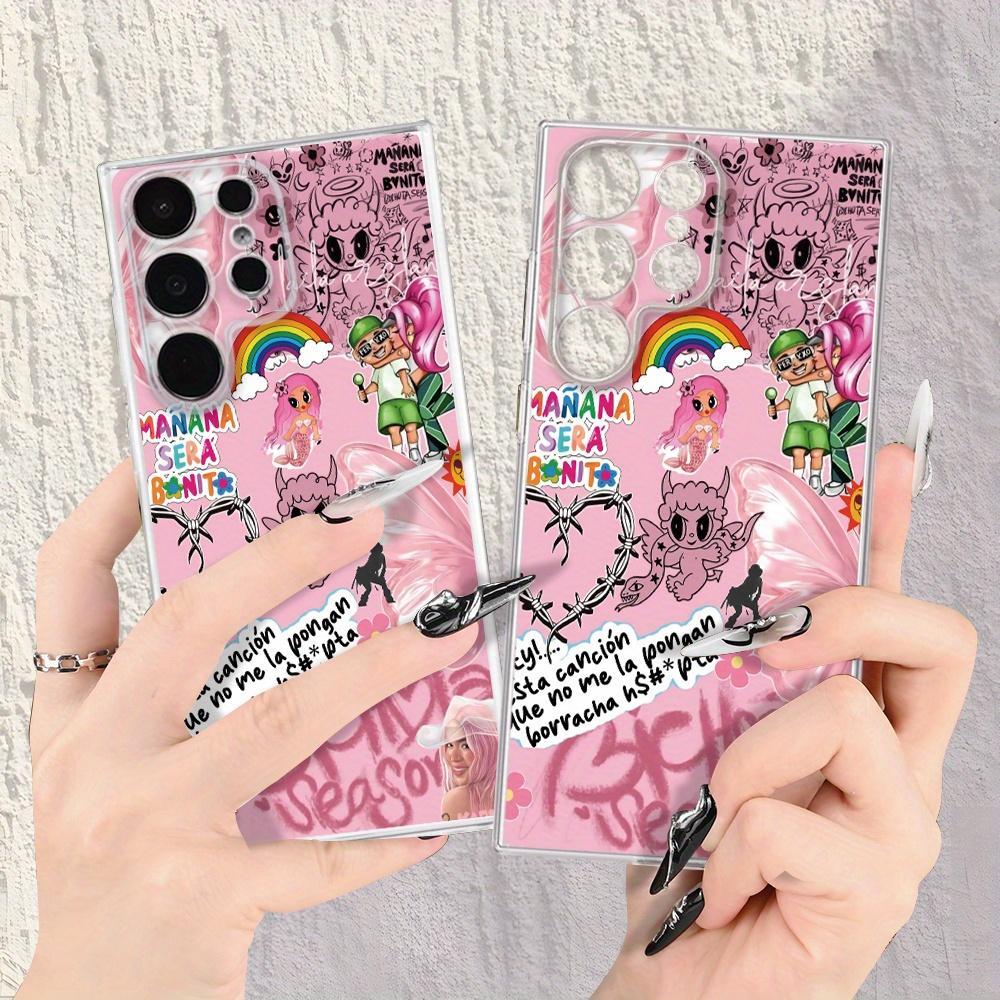 Colombian Trendy Cartoon Graffiti Singer Phone Case - Glossy, Anti-slip, Shockproof, Lens Protection for Iphone 17 16 15 14 13 12 11 17Air Plus Pro Promax Samsung Galaxy S26 S25 S24 S23 S22