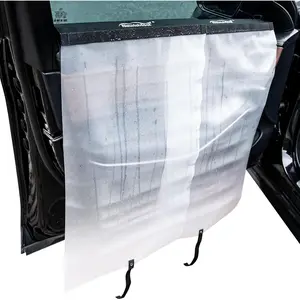 Door Panel Cover, 2 Packs  Guard Protection for Window Film Tint Application,   Water Shield Sheets, Black