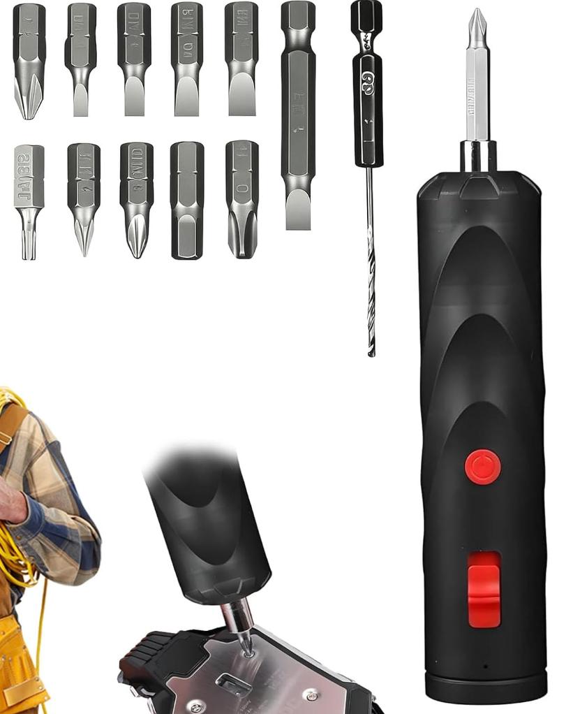 Cordless Screwdriver Electric Screwdriver with Multiple Specifications Portable Power Tool for DIY Crafts Home Use
