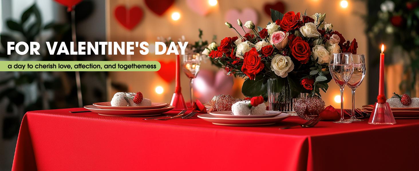 Plastic tablecloth, 54 x 108inch disposable tablecloth, suitable for parties, picnics and weddings, rectangular, white