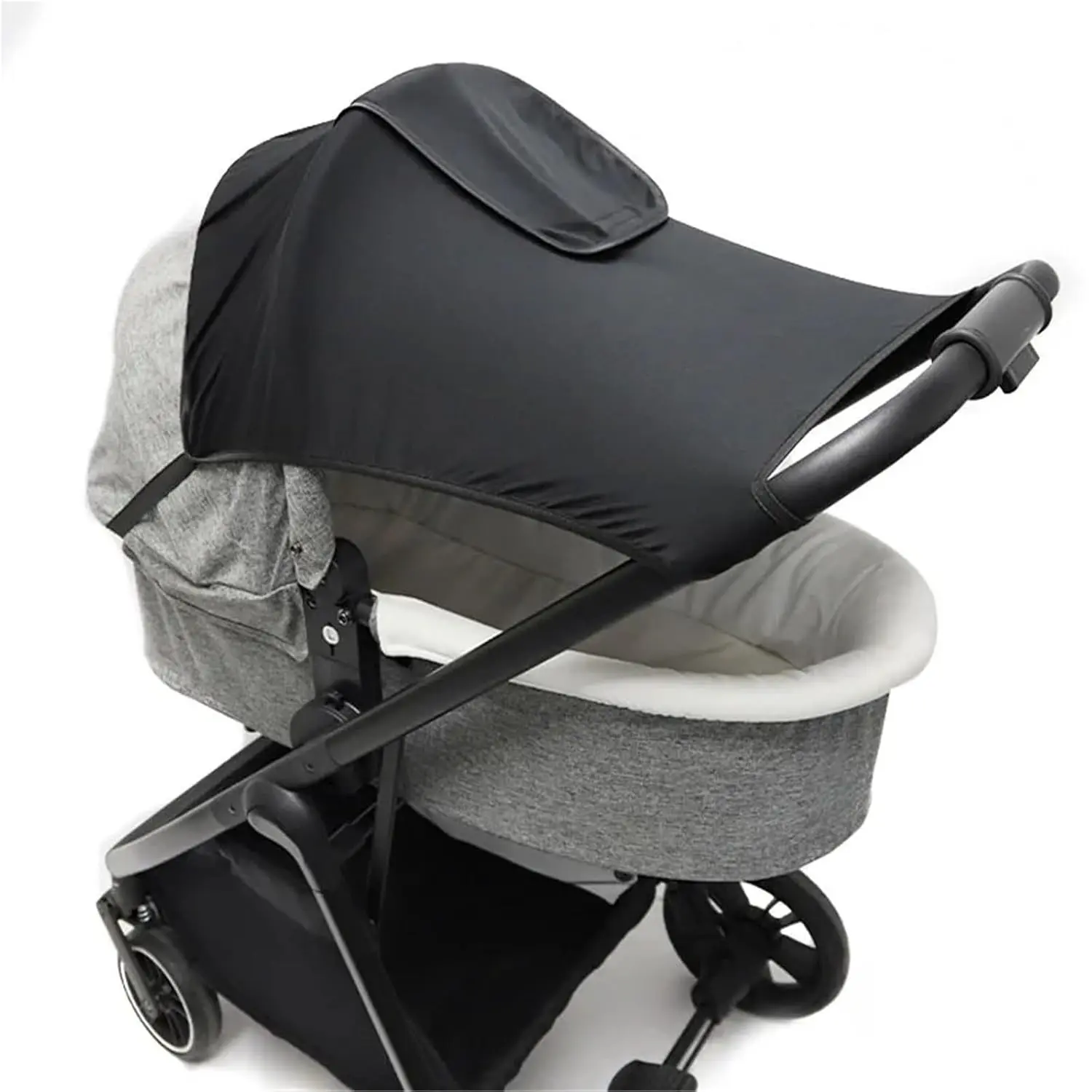 High Landscape Stroller Sunshade Umbrella, Bidirectional Baby Stroller Canopy, UV Protection Windshield Cover, Child Car Accessories