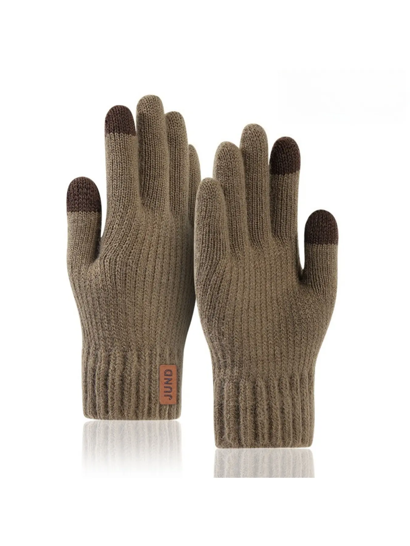 New knitted touchscreen gloves for men, winter outdoor thermal gloves