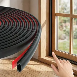 Yitape Self-Adhesive Window Seal Tape, Windproof Noise Reduction, Waterproof Insect Proof, Aluminum Door DIY Renovation Kit, Easy Installation, Strong Adhesion