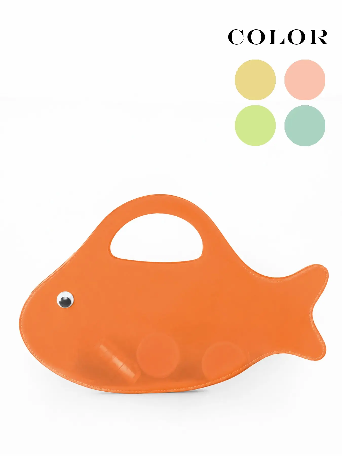 Cute Fish Shape Jelly Handbag for Women Girls, Transparent PVC Top Handle Novelty Purse, Summer Beach Party Y2K Aesthetic Funny Mini Clutch Bag