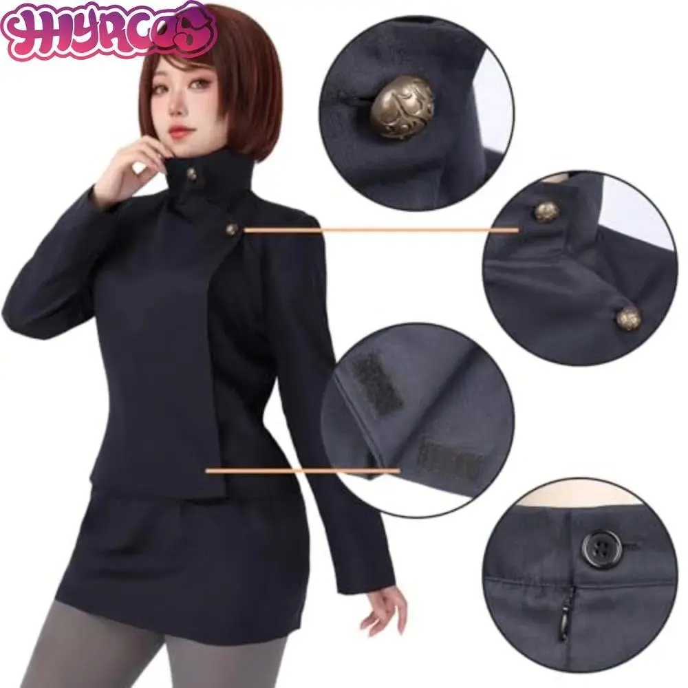 Anime Jujutsu Ieiri Shōko Cosplay Costume Kaisen Ieiri Shōko Clothes High School JK Uniform Skirt Halloween Role Play Dresses