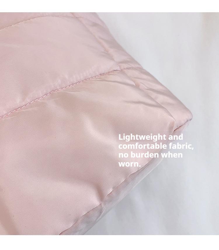 Cozy Blush Pink Cloud Tote Bag, Lightweight Quilted Padded Shoulder Handbag With Soft Fabric, Spacious Compartment For Everyday Use, Work Commute, Weekend Trips And Travel Essentials