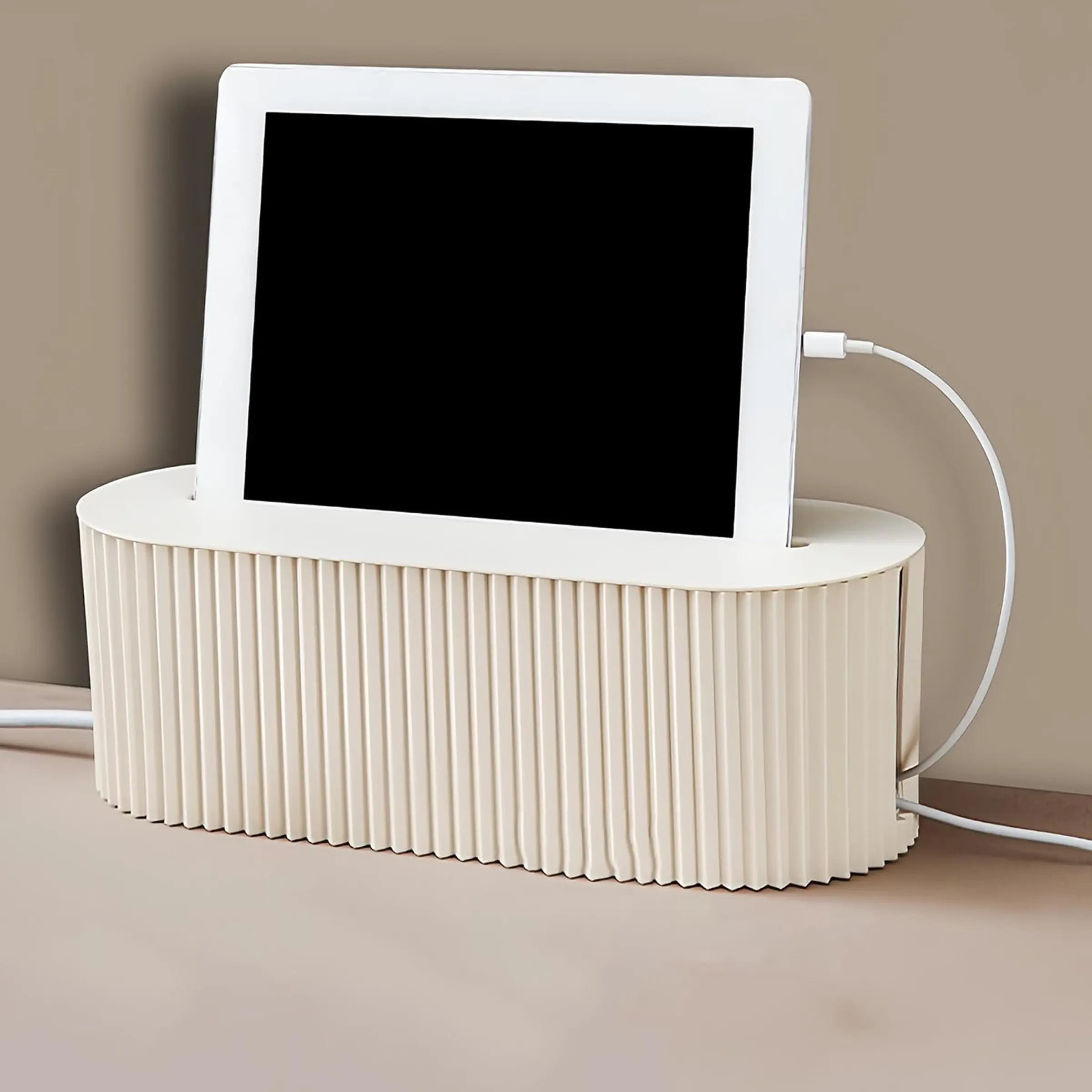 1pc Cable Management Box, Cord Organizer Box, Cable Organizer Box, Organizer Box for Power Strips, Surge Protectors, Chargers, Adapters, TV Cables, Computer Cables, Power Cables Hider Box for Home and Office