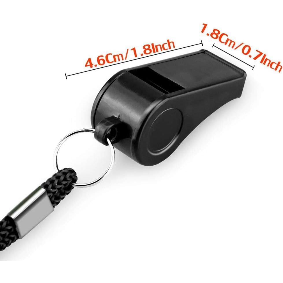 Whistle, Outdoor  Whistles with Lanyard, Very Loud Sound Whistles Bulk  for Referees, Coaches,