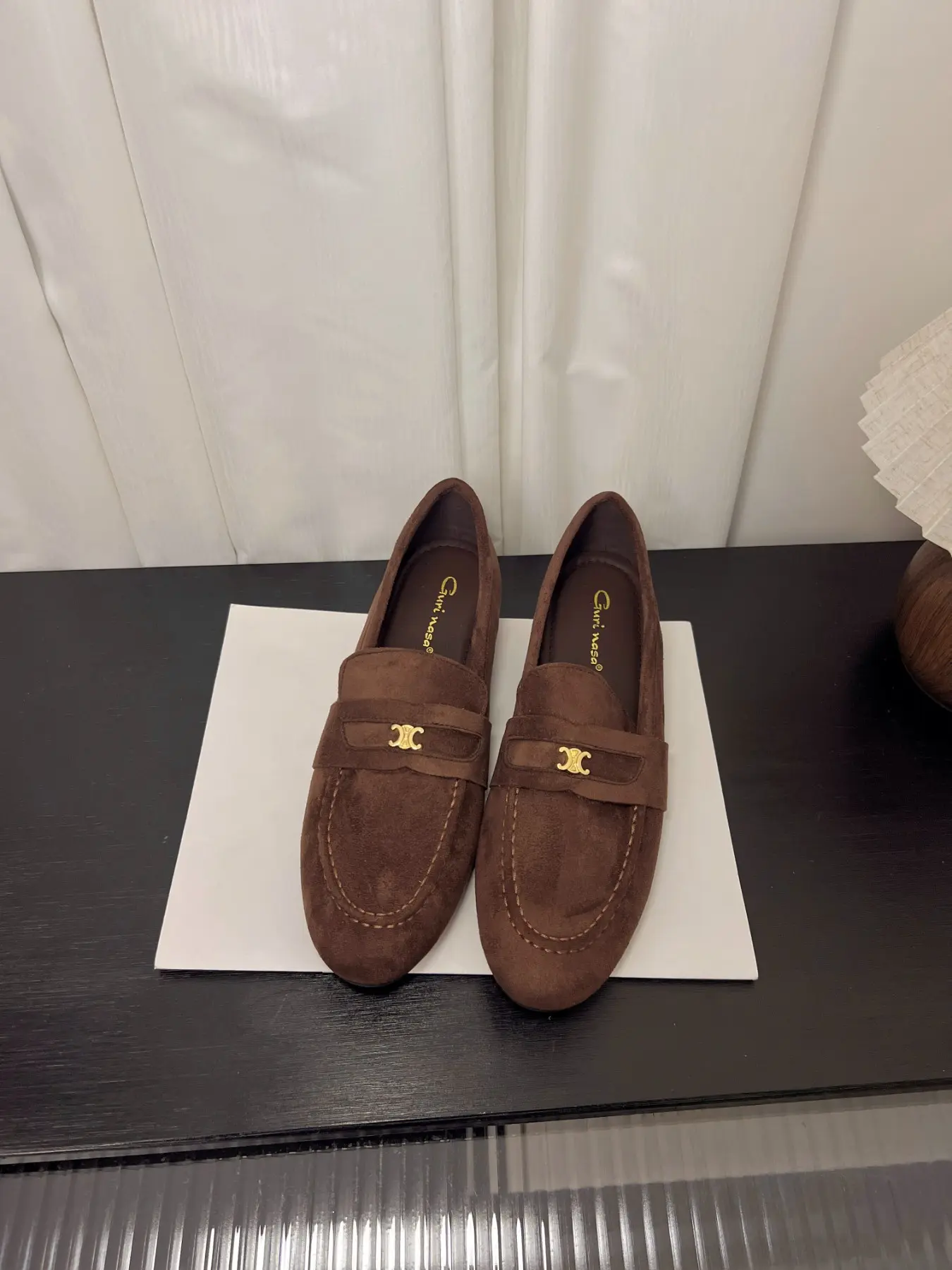 Women's Round Toe Classic Loafers Flat Heel Comfortable PU Material Work Shoes, PU Leather Loafers, Cute Slip-On Ballet Flats, Walking Shoes, Fashion Office Shoes, Classic Casual Loafers All Seasons Footwear