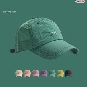 Unisex Plaid Casual Sports Cap - Quick-Drying, Breathable, Lightweight Summer Baseball Hat with UV Protection, Thin & Comfortable for Sports, Running