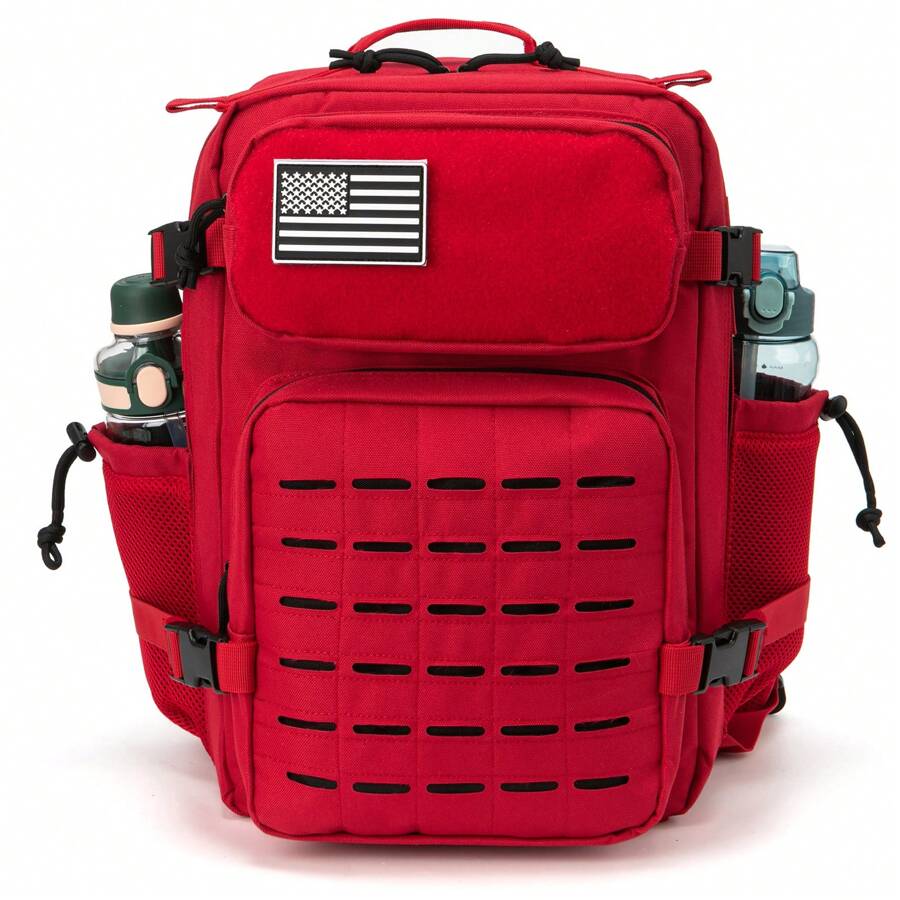 25L Tactical Backpacks for Men Survival Laser Cut Daypack Small Bug Out Bag Hunting Rucksack with Dual Cup Holders multifunctional backpack USB Charging Women's Travel Backpack USB Charging Women's Travel Backpack