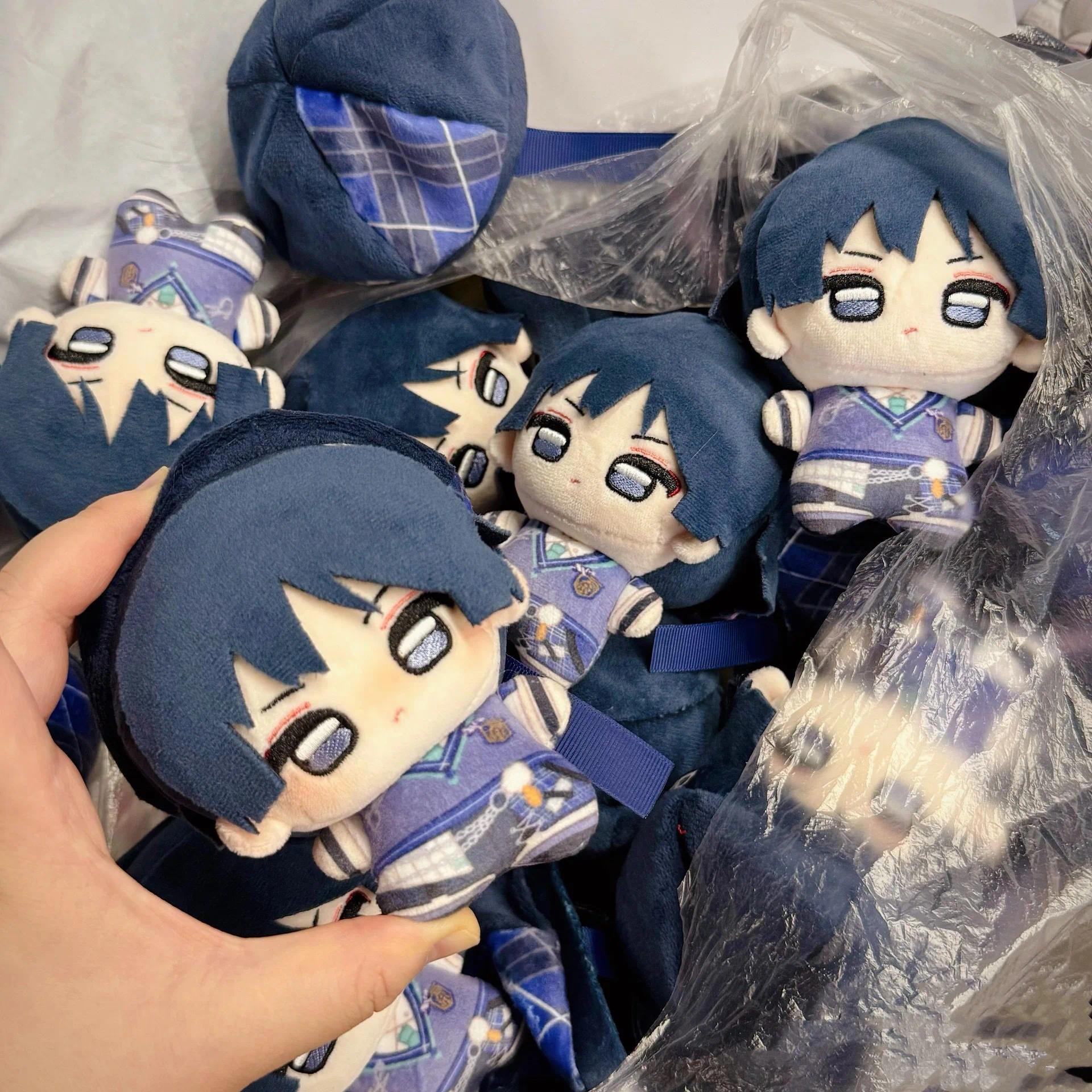 10cm Kawaii Genshin Impact Scaramouche Wanderer Starfish-Style Cotton Plush Toys Doll Cute Anime Keychain Pendant Gif Plushies