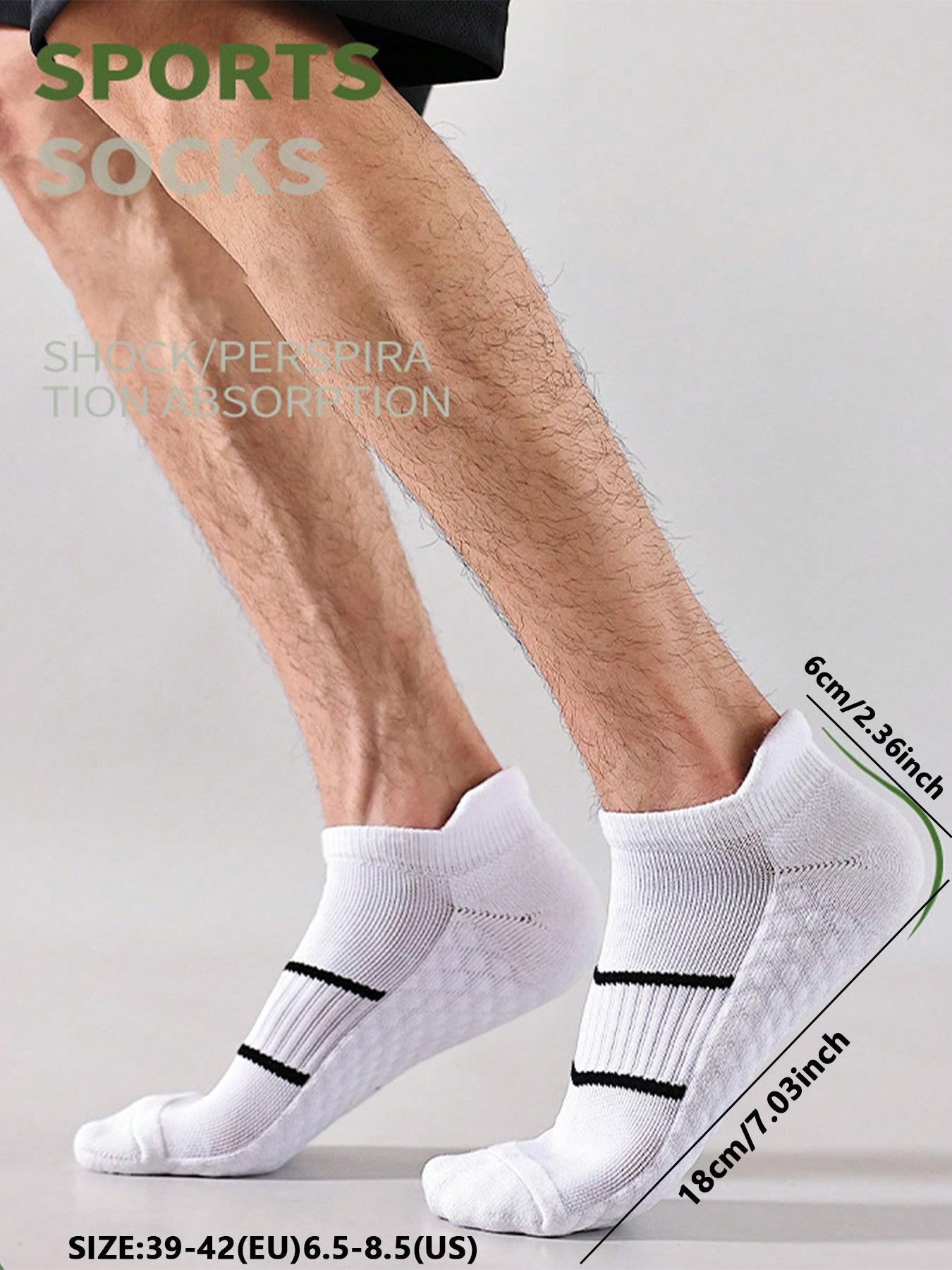 Unisex Striped Print Ankle Socks, Moisture Wicking Breathable Socks for All Seasons, Summer Outfits 2024, Athletic Running Socks for Men & Women