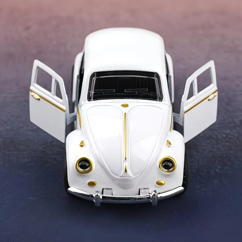 1:38 Scale Diecast Metal Car Model, Classic Vintage Design, Openable Windows, Collectible Toy Car, Perfect Gift for Adults, Alloy Diecast