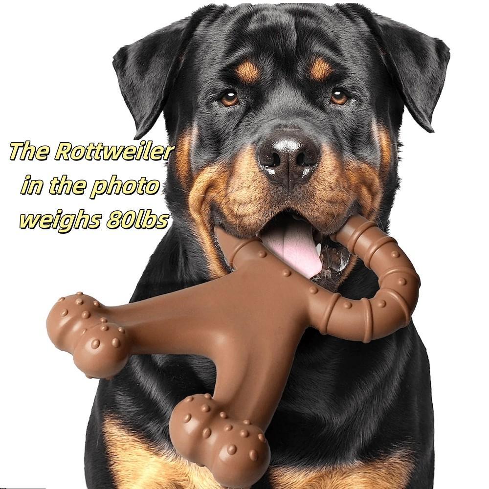 Gift for Pets, Dog Chew Toy, Durable Chew, Beef Flavor Indestructible Teeth Cleaning Toy, Interactive Dog Toy, Suitable for Small, Medium, Large, Extra Large Dogs