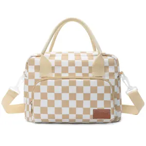 Insulated Lunch Bag for Women Men Large Reusable Lunch Box Adult Leakproof Portable Cooler Tote Bags for Work Picnic