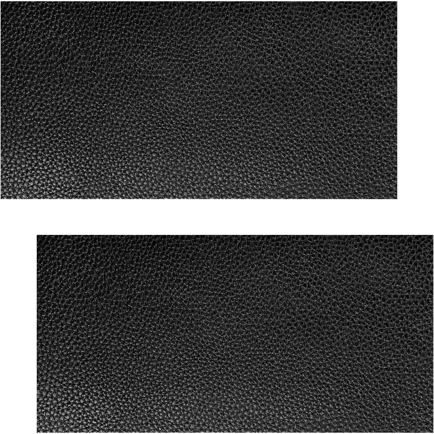 2 count Leather Repair Patch Tape, 4×8 Inch  PU Leather Tape Auto Upholstery Repair Patches, Self-Adhesive Cuttable Patch for Repairing  Seats Sofas Chairs (Black)