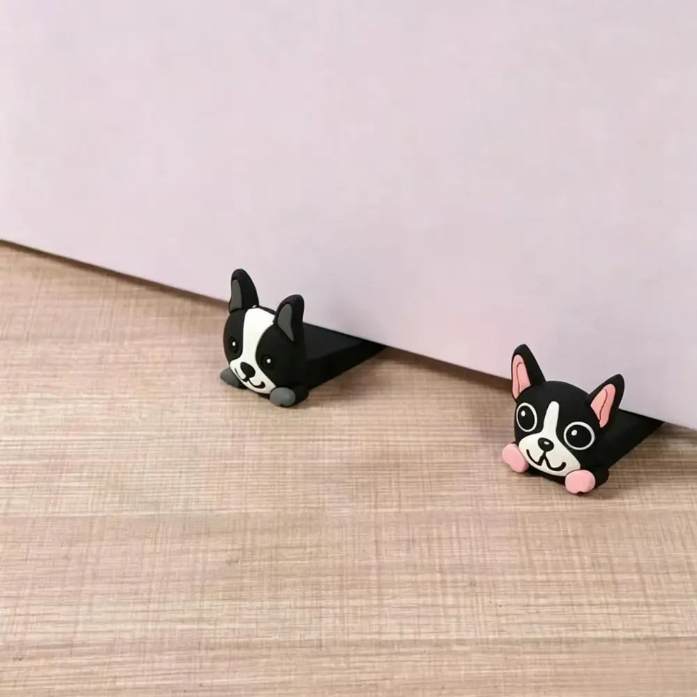 2 Pack Whimsical Cute Decorative Cartoon Animal Door Stops Prevents Door Slamming And Sliding Finger Pinch Protection Ideal Safety Door Stops For Home And Office Environments